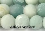 CAM1796 15 inches 6mm round matte amazonite beads