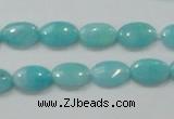 CAM303 15.5 inches 8*12mm oval natural peru amazonite beads wholesale