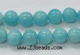 CAM316 15.5 inches 8mm round natural peru amazonite beads wholesale