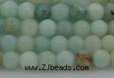 CAM321 15.5 inches 6mm round natural peru amazonite beads