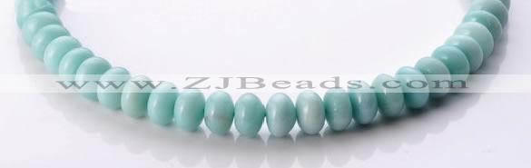 CAM33 rondelle 5*8mm natural amazonite gemstone beads Wholesale