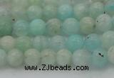 CAM331 15.5 inches 6mm round natural peru amazonite beads