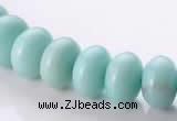 CAM35 natural amazonite 8*12mm rondelle gemstone beads Wholesale