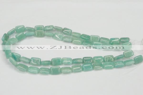 CAM405 15.5 inches 10*14mm rectangle natural russian amazonite beads