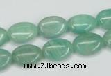 CAM407 15.5 inches 10*14mm oval natural russian amazonite beads