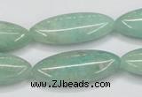 CAM410 15.5 inches 12*30mm horse eye natural russian amazonite beads