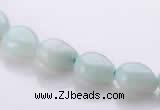 CAM44 8*10mm natural amazonite flat teardrop beads Wholesale