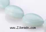 CAM49 flat teardrop 15*20mm natural amazonite beads Wholesale