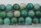 CAM523 15.5 inches 9mm round mexican amazonite gemstone beads