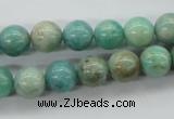 CAM524 15.5 inches 10mm round mexican amazonite gemstone beads