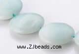 CAM62 natural amazonite 20mm coin gemstone beads Wholesale