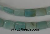 CAM628 15.5 inches 8*10mm rectangle Chinese amazonite gemstone beads