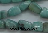 CAM658 15.5 inches 10*14mm nuggets amazonite gemstone beads