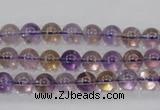 CAN01 15.5 inches 6mm round natural ametrine gemstone beads