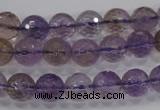 CAN10 15.5 inches 10mm faceted round natural ametrine gemstone beads