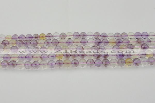 CAN167 15.5 inches 8mm round natural ametrine beads wholesale