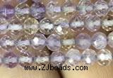 CAN210 15.5 inches 4mm round faceted ametrine beads wholesale
