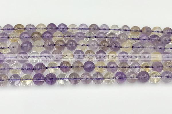 CAN261 15.5 inches 8mm round ametrine gemstone beads