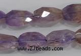 CAN29 15.5 inches 15*20mm faceted nugget natural ametrine beads