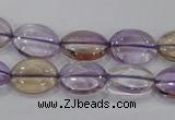 CAN48 15.5 inches 10*14mm oval natural ametrine gemstone beads