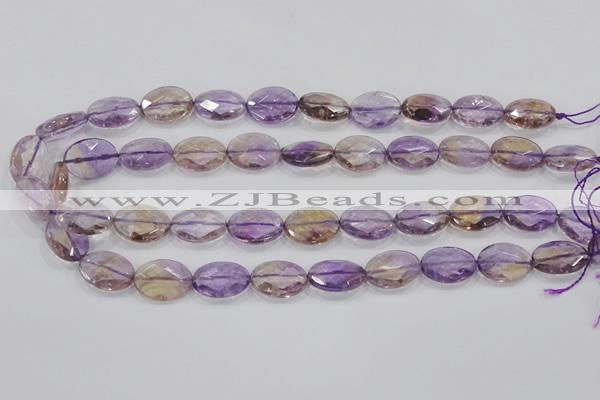 CAN57 15.5 inches 15*20mm faceted oval natural ametrine beads