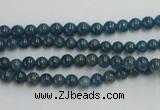 CAP201 15.5 inches 4mm round natural apatite gemstone beads