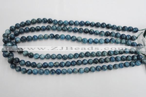 CAP203 15.5 inches 8mm round natural apatite gemstone beads
