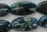 CAP326 15.5 inches 15*30mm oval natural apatite gemstone beads