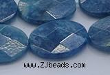 CAP394 15.5 inches 18*25mm faceted oval apatite gemstone beads