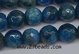 CAP522 15.5 inches 8mm faceted round apatite gemstone beads