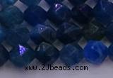 CAP571 15.5 inches 6mm faceted nuggets apatite gemstone beads