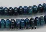 CAP58 15.5 inches 6*10mm rondelle dyed apatite gemstone beads wholesale