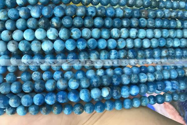 CAP588 15.5 inches 6mm round apatite gemstone beads