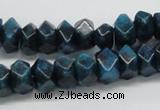 CAP60 15.5 inches 6*12mm faceted rondelle dyed apatite gemstone beads