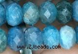 CAP618 15.5 inches 5*7mm - 5*8mmm faceted rondelle apatite beads