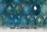 CAP625 15.5 inches 4*6mm faceted rondelle apatite beads