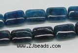 CAP69 15.5 inches 10*14mm rectangle dyed apatite gemstone beads