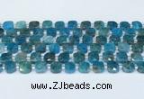 CAP701 15.5 inches 8mm faceted square apatite beads