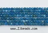 CAP705 15.5 inches 6mm faceted round apatite gemstone beads wholesale