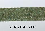 CAP708 15.5 inches 4mm round green apatite gemstone beads wholesale