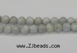 CAQ100 15.5 inches 4mm round AB grade natural aquamarine beads