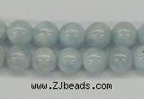 CAQ109 15.5 inches 8mm round A grade natural aquamarine beads