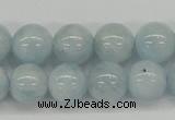 CAQ111 15.5 inches 12mm round A grade natural aquamarine beads