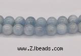 CAQ114 15.5 inches 4mm round AA grade natural aquamarine beads