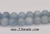 CAQ115 15.5 inches 6mm round AA grade natural aquamarine beads