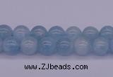 CAQ122 15.5 inches 6mm round AAA grade natural aquamarine beads