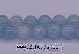 CAQ123 15.5 inches 8mm round AAA grade natural aquamarine beads