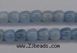 CAQ131 15.5 inches 8*8mm apple-shape natural aquamarine beads