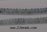 CAQ135 15.5 inches 4*6mm rondelle natural aquamarine beads