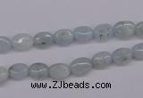 CAQ141 15.5 inches 6*8mm oval natural aquamarine beads wholesale